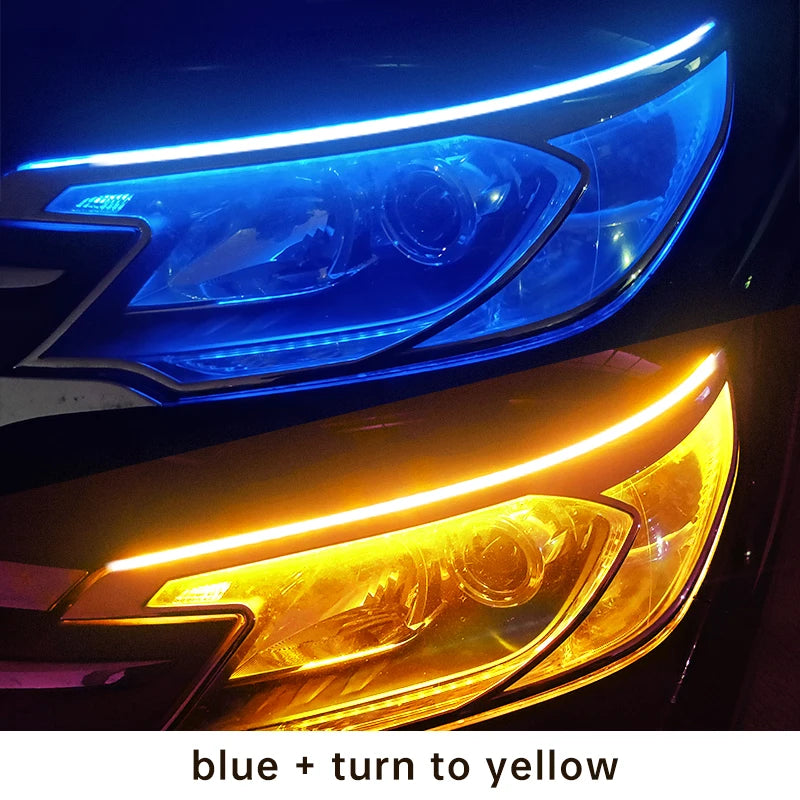 2er-Set LED DRL Tagfahrlicht – Flexibel mit Scan-Effekt
