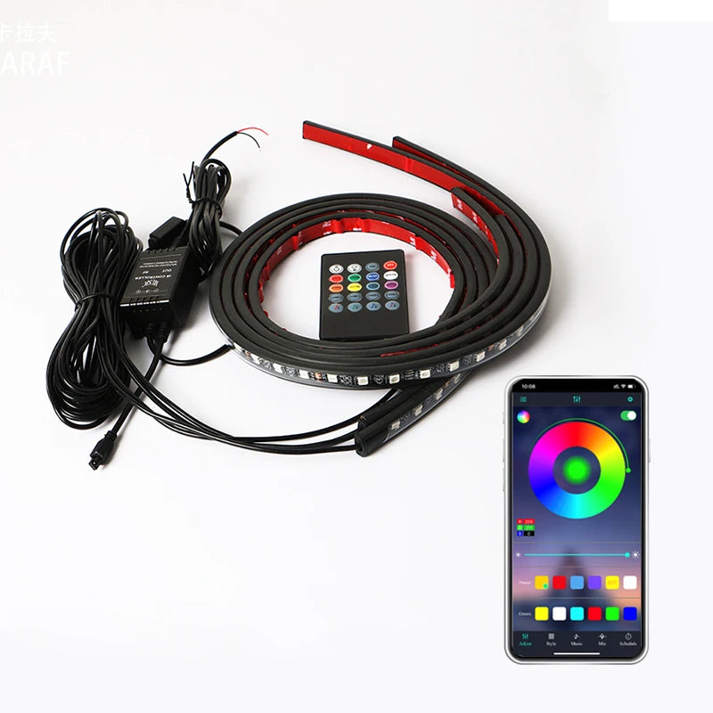 Auto LED-Unterboden-Streifenlicht – RGB mit App-Steuerung!