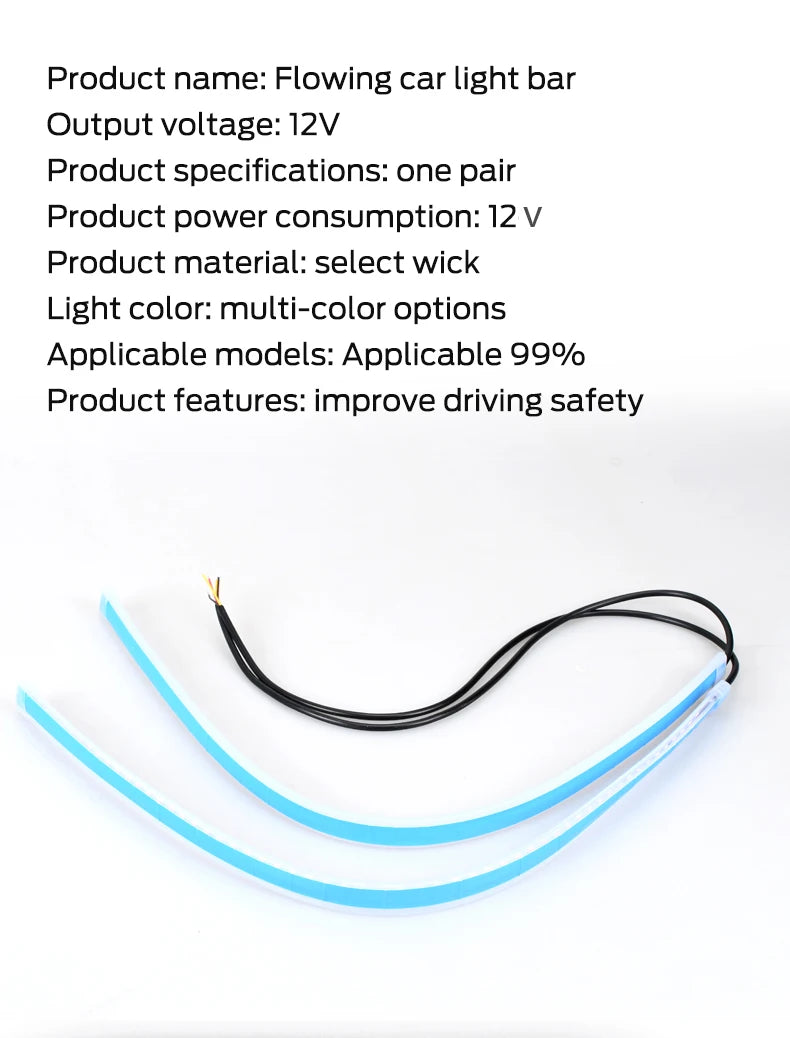 2er-Set LED DRL Tagfahrlicht – Flexibel mit Scan-Effekt