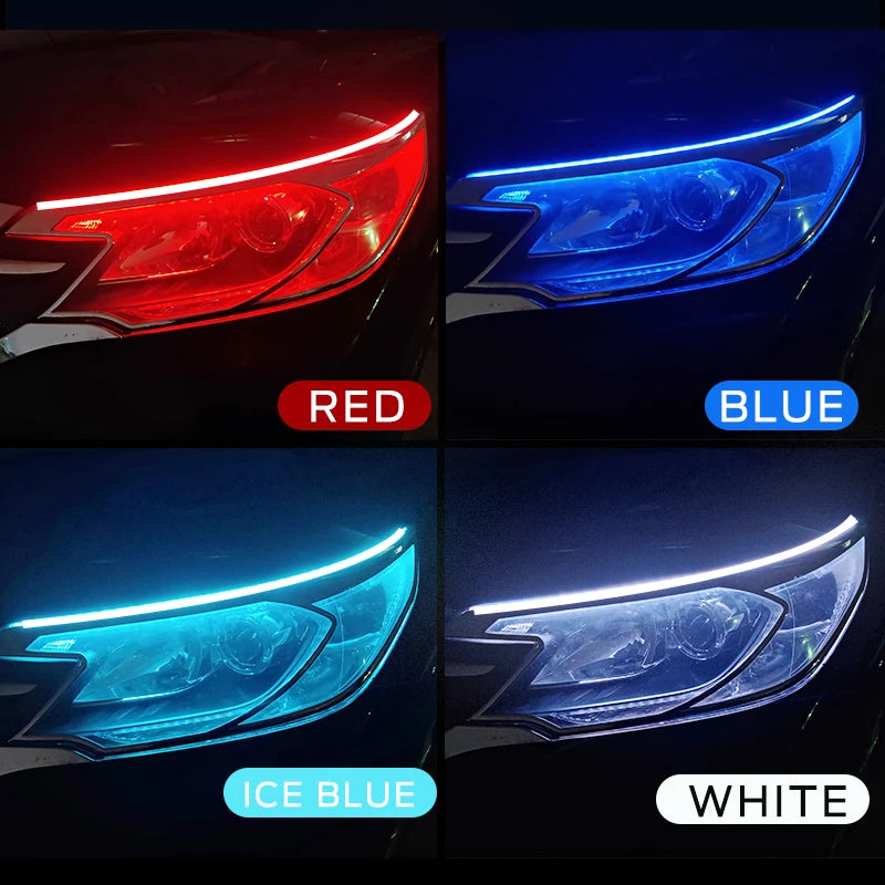 2er-Set LED DRL Tagfahrlicht – Flexibel mit Scan-Effekt