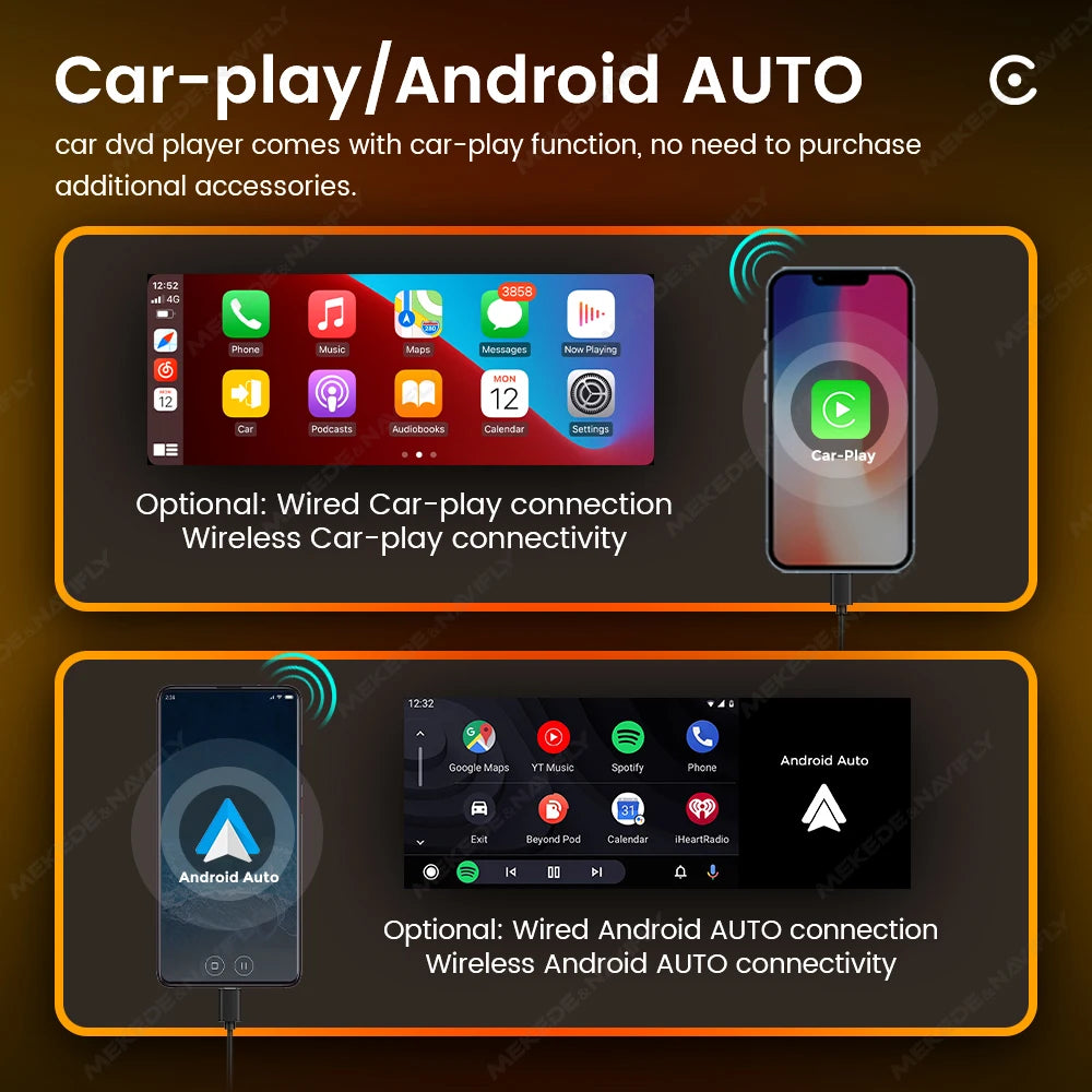 Mekede 6,86 Zoll Autoradio: Carplay & Android
