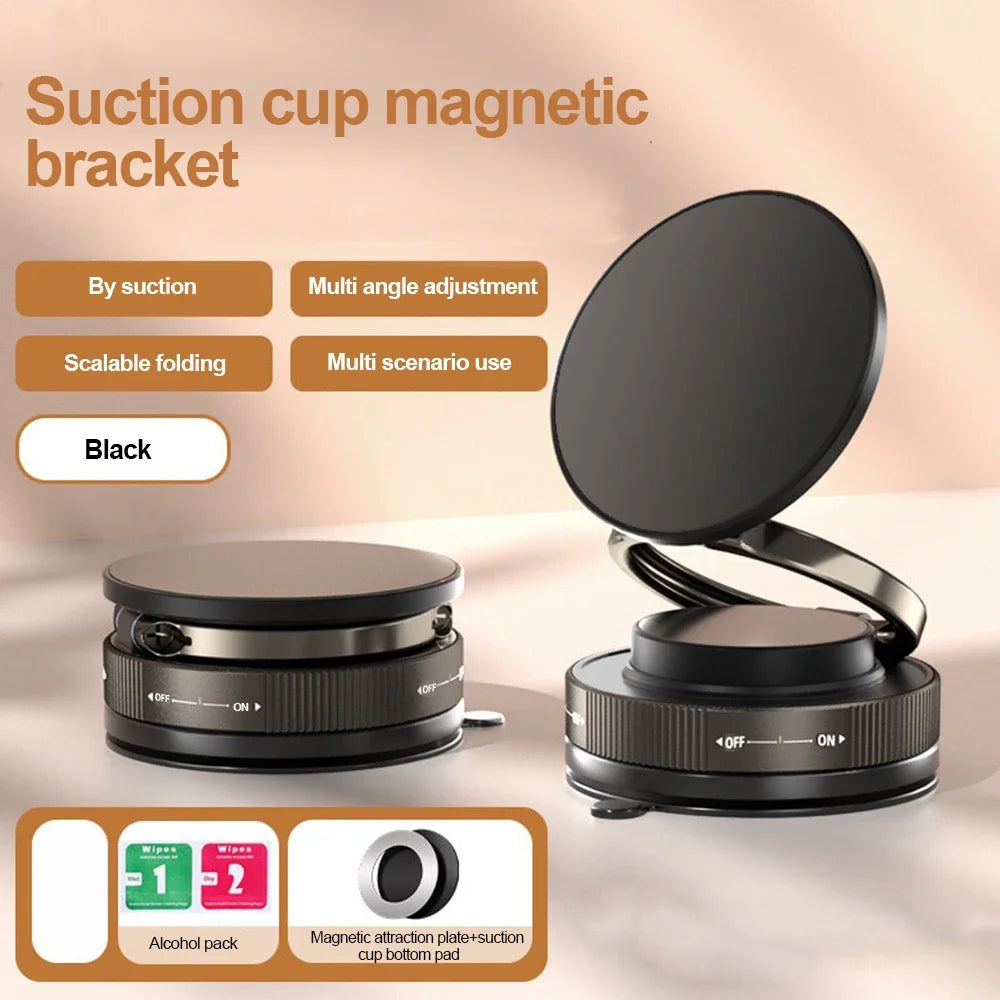 360° Magnetischer Handyhalter Auto – Vakuum-Saugnapf & Starke Adsorption