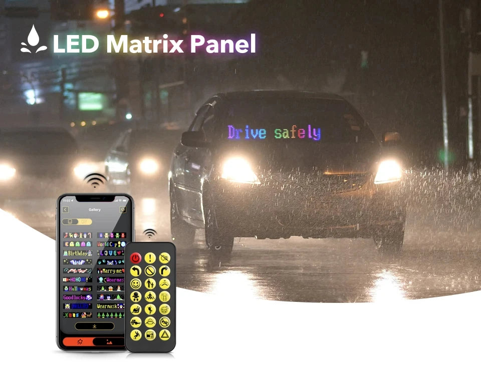 LED-Rechteckanzeige: Deko mit Stil