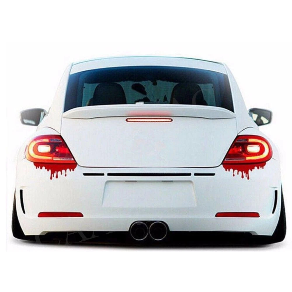 1 Stück Roter Blut Aufkleber: Halloween Auto