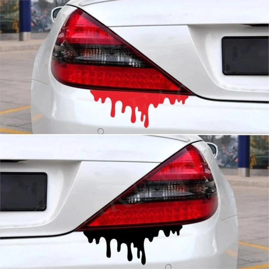 1 Stück Roter Blut Aufkleber: Halloween Auto