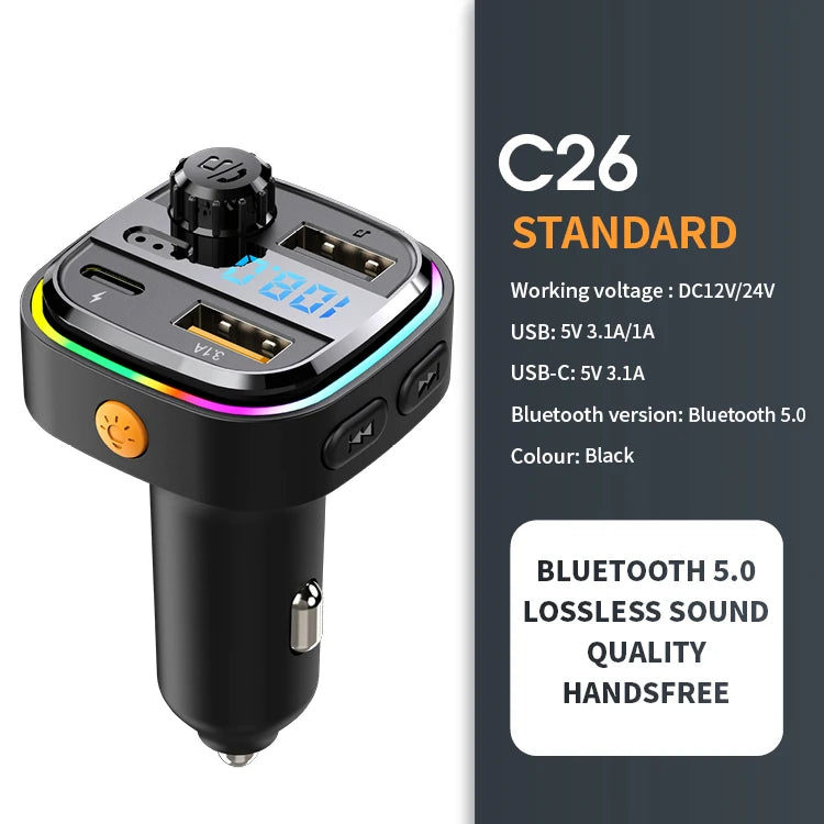 Bluetooth FM-Transmitter 22,5W Charger