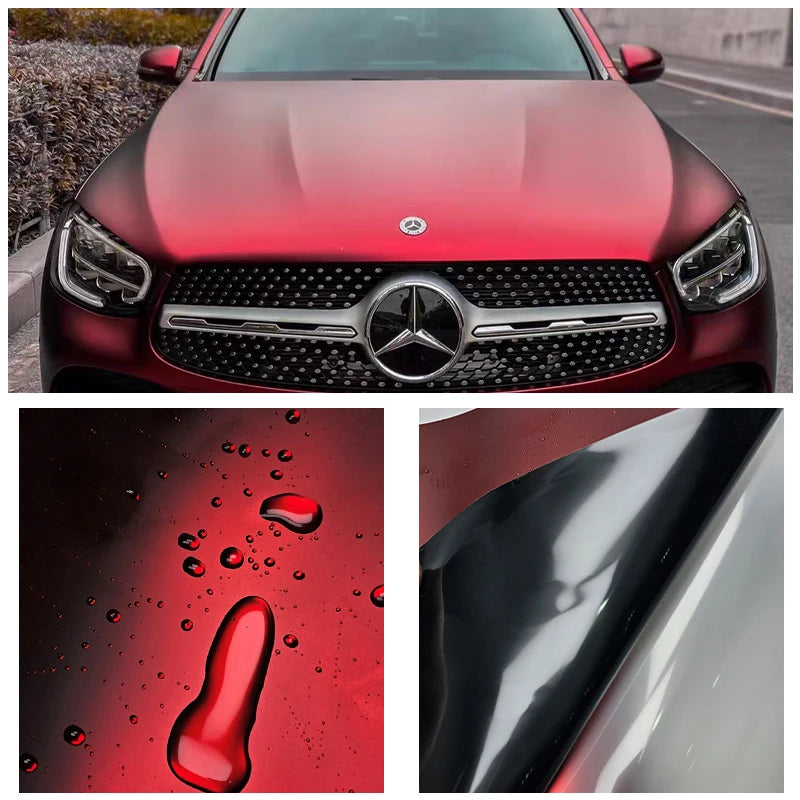 Matte Romani Red Forged Carbon Vinyl