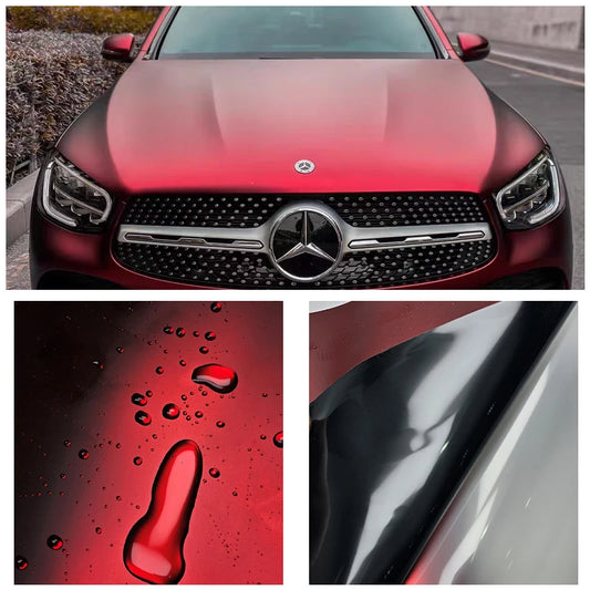 Matte Romani Red Forged Carbon Vinyl
