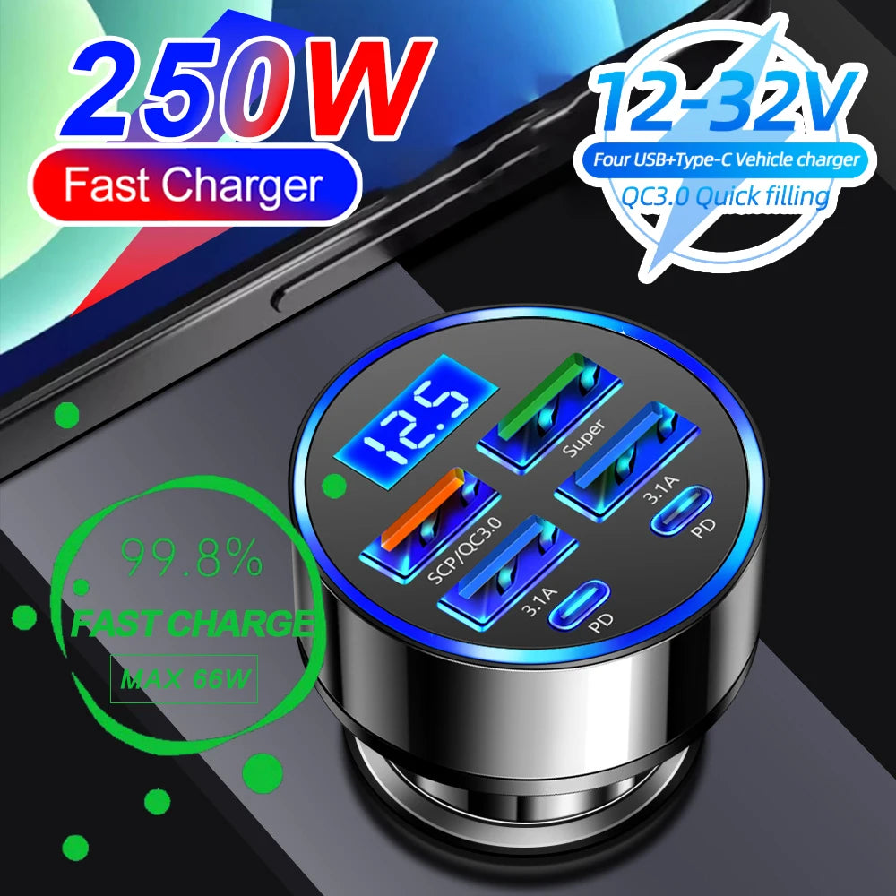 USB Handy Autoladegerät mit Digitalanzeige!