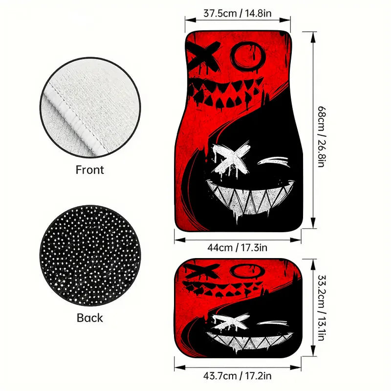 Automatten 4er-Set – Ganzjahres-Fußmatten für sauberen Komfort & starken Schutz