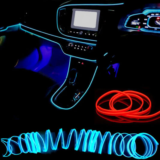 5m Auto Innen Atmosphäre Beleuchtung LED Streifen 5V DIY