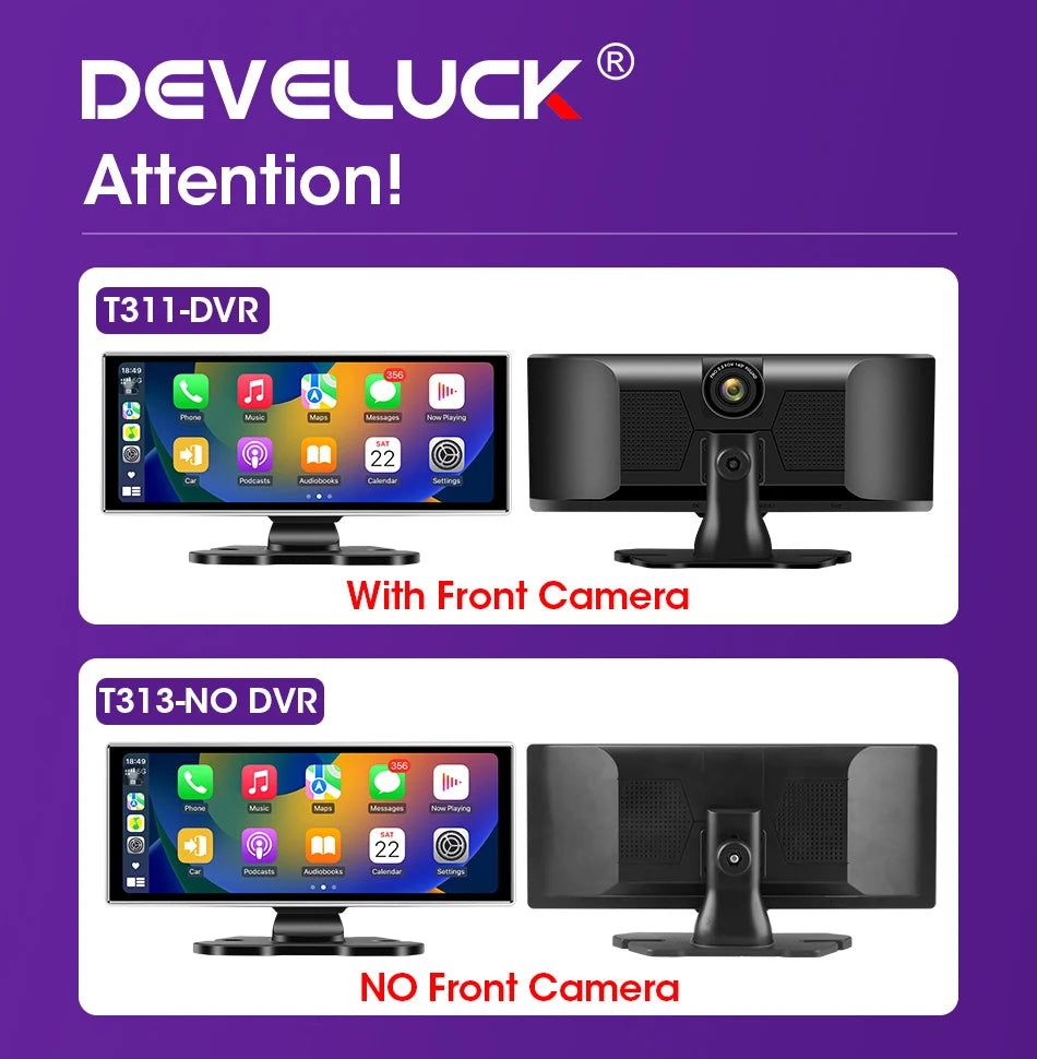 10/11,26 Zoll Dash Cam: 4K Carplay