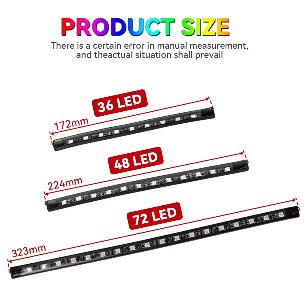 Neon LED Auto Innen-Umgebungslicht – 36/48/72 cm