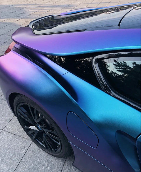 Chameleon Vinyl Wrap: Lila Blau Glanz