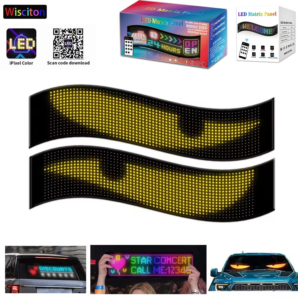 LED-Rechteckanzeige: Deko mit Stil