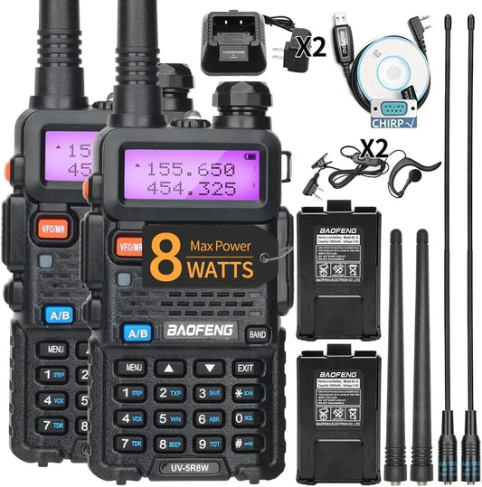 BaoFeng UV-5R 8W Walkie Talkie: Dual Band