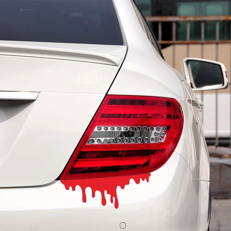 1 Stück Roter Blut Aufkleber: Halloween Auto