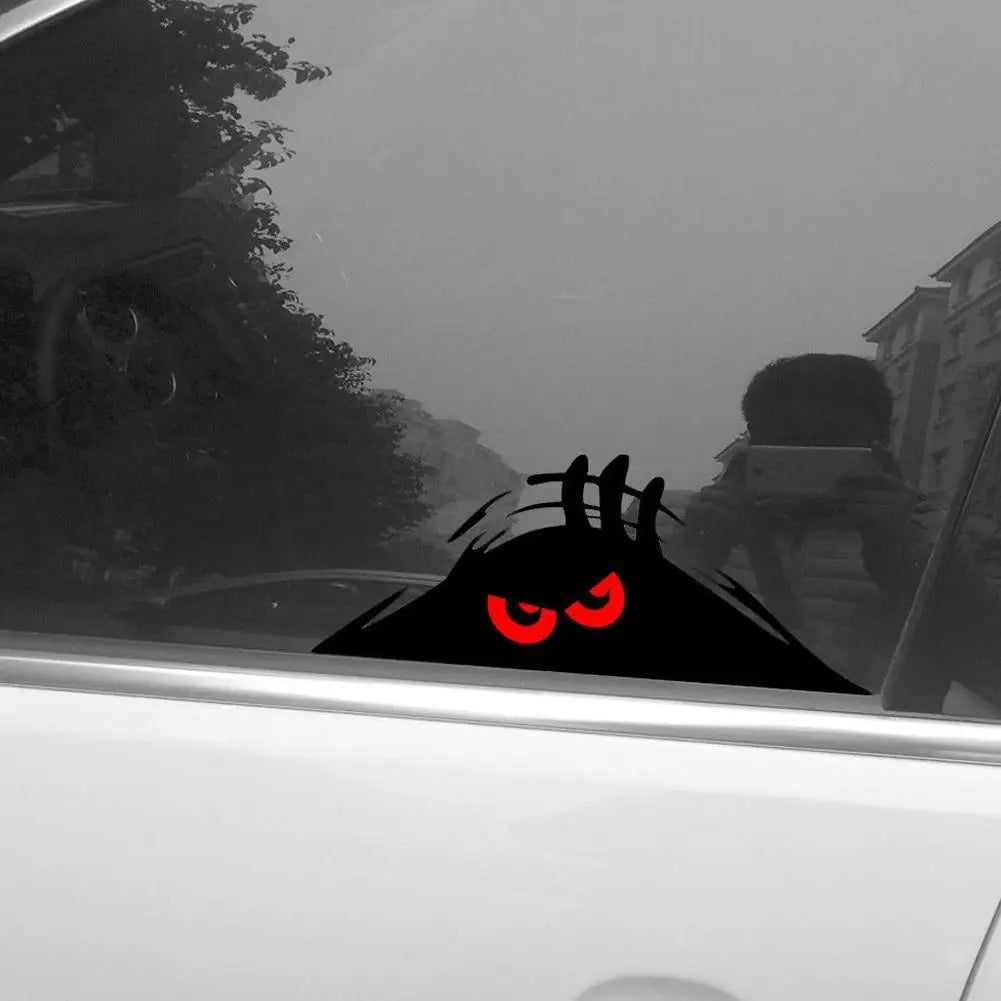 Peeping Tür Aufkleber: Gruselige Deko