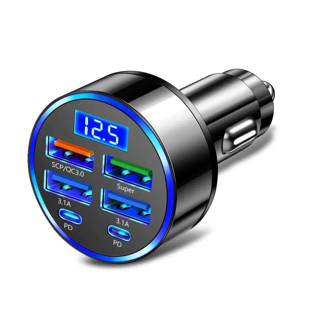 USB Handy Autoladegerät mit Digitalanzeige!