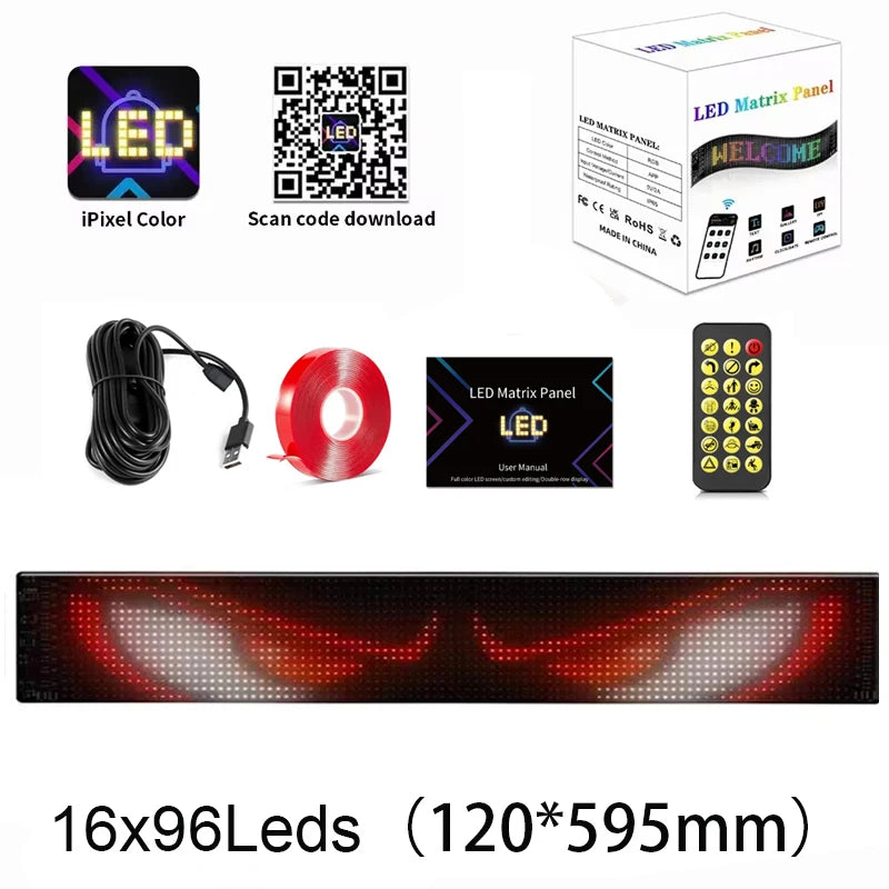 LED-Rechteckanzeige: Deko mit Stil