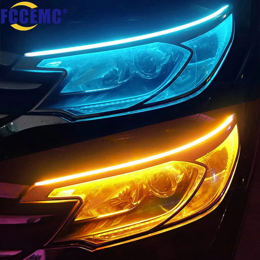 2er-Set LED DRL Tagfahrlicht – Flexibel mit Scan-Effekt
