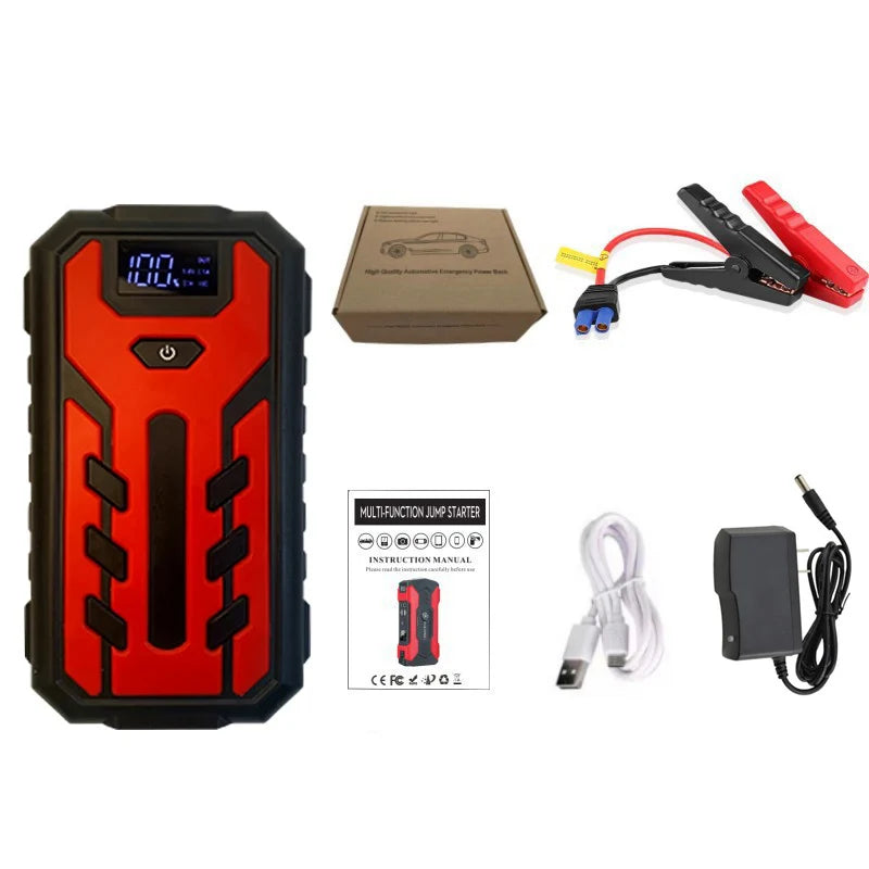 Auto Starthilfe Power Bank – 20000-30000 mAh mit LED-Taschenlampe!