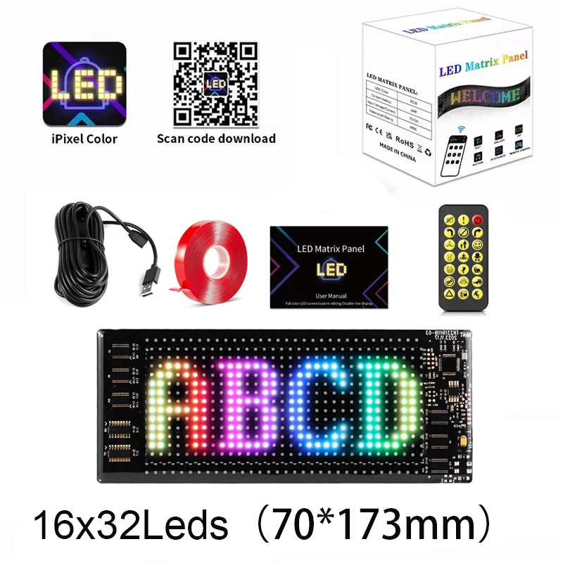 LED-Rechteckanzeige: Deko mit Stil
