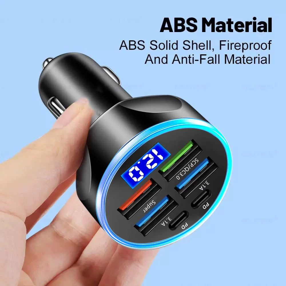 USB Handy Autoladegerät mit Digitalanzeige!