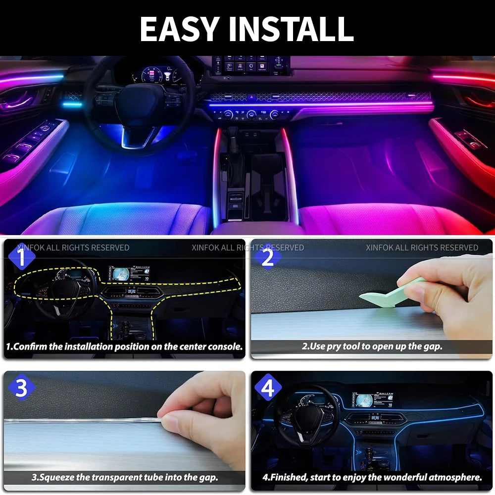 110 cm LED Umgebungslicht: APP RGB