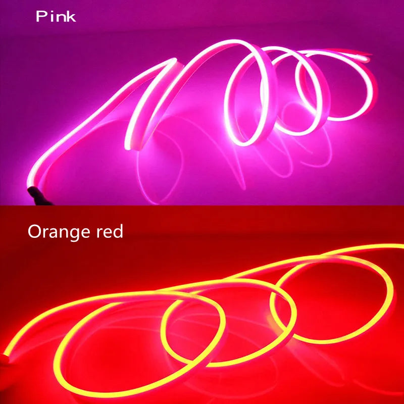 5m Auto Innen Atmosphäre Beleuchtung LED Streifen 5V DIY