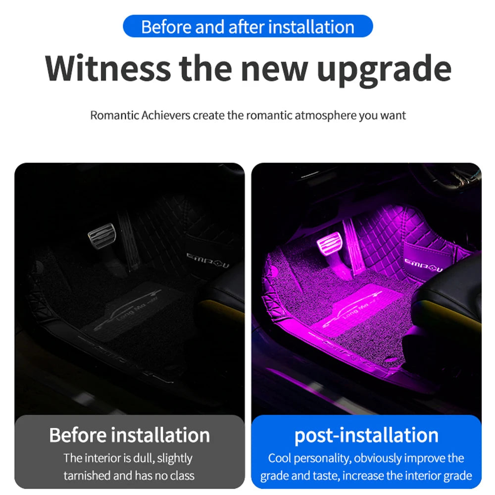 Auto Umgebungs-Lichter mit APP-Steuerung