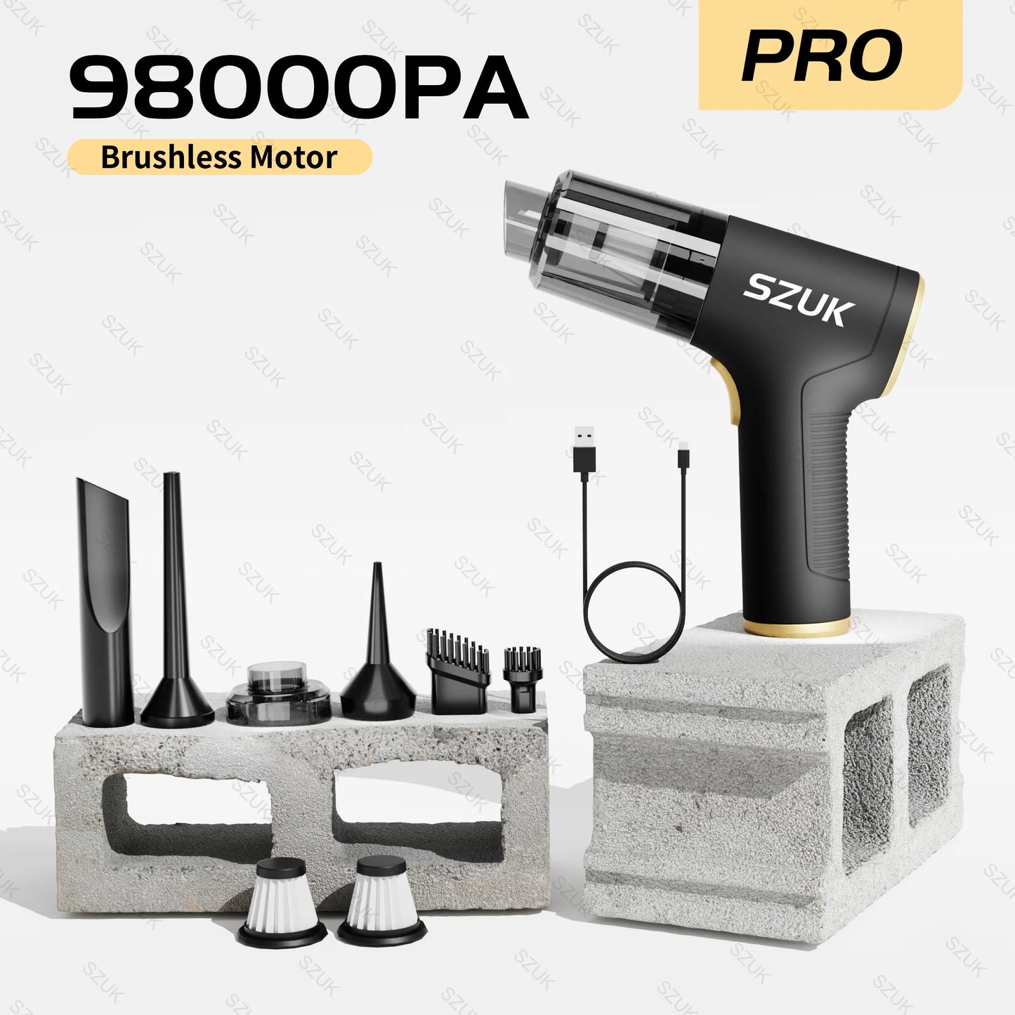 Szuk 98000PA Staubsauger: Power & Tragbar