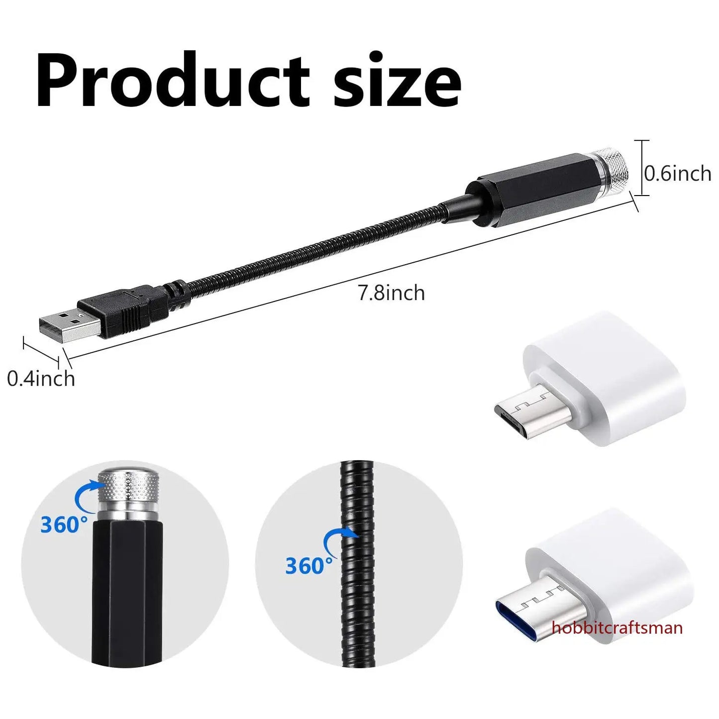 Mini LED Auto Dach Sternenprojektor