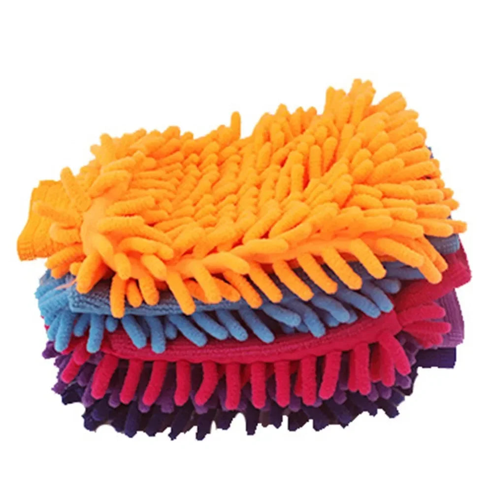 Chenille Waschhandschuhe: Kratzfrei Auto