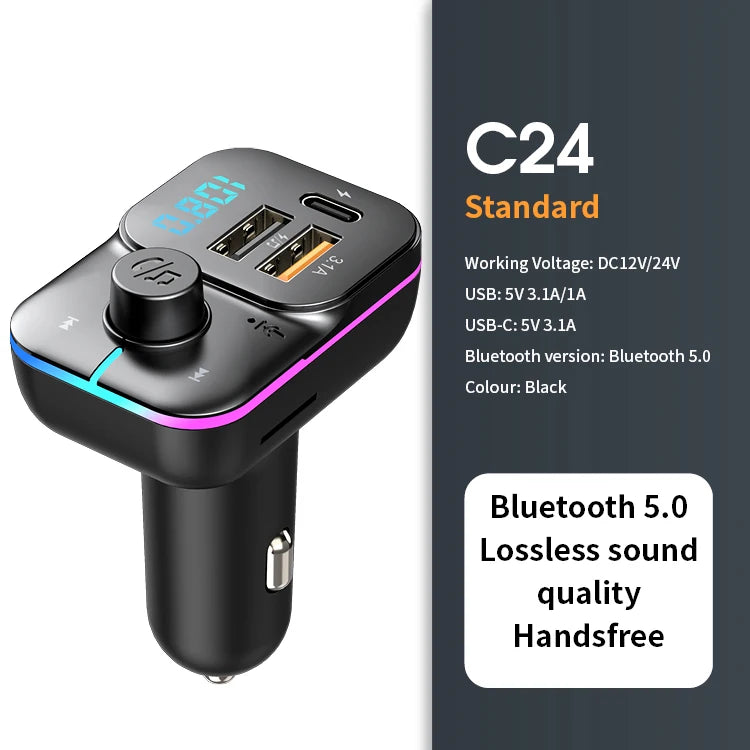 Bluetooth FM-Transmitter 22,5W Charger