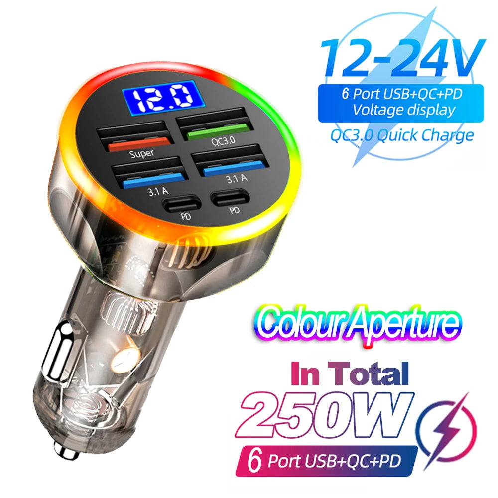 USB Handy Autoladegerät mit Digitalanzeige!