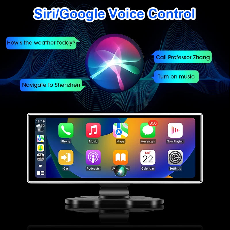 10/11,26 Zoll Dash Cam: 4K Carplay
