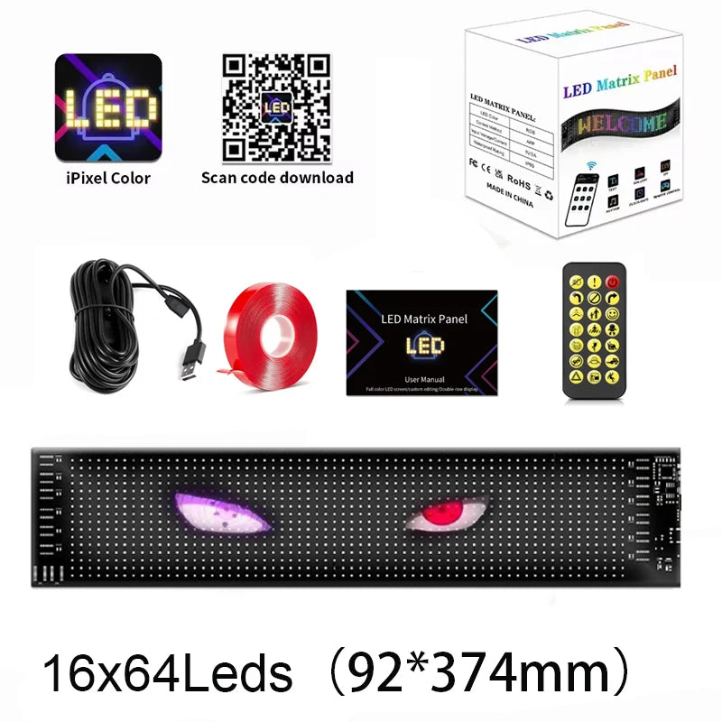 LED-Rechteckanzeige: Deko mit Stil