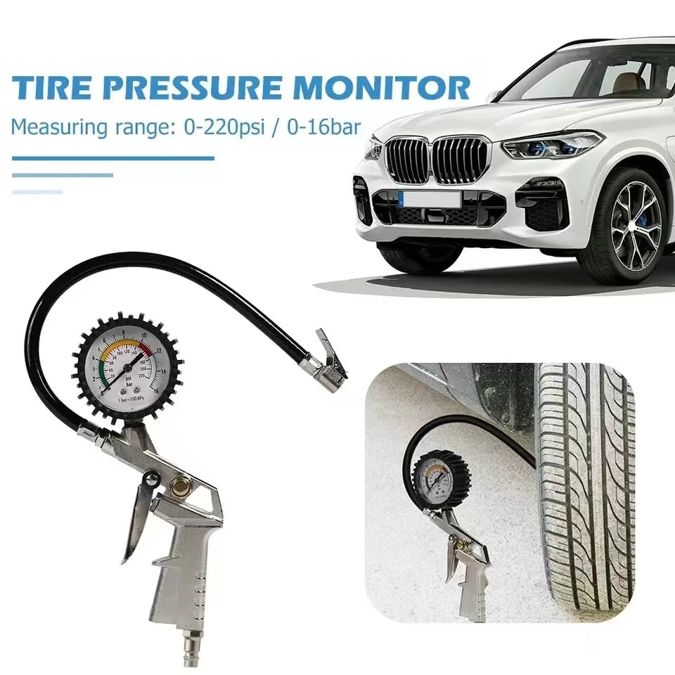 220PSI Autoreifen-Luftdruckmessgerät und Kompressor