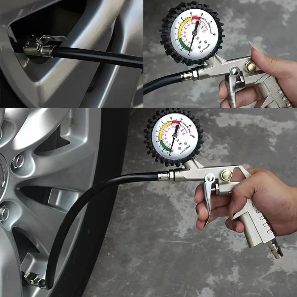 220PSI Autoreifen-Luftdruckmessgerät und Kompressor