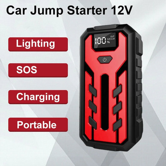 Auto Starthilfe Power Bank – 20000-30000 mAh mit LED-Taschenlampe!