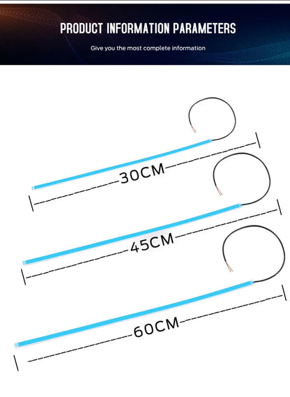 2er-Set LED DRL Tagfahrlicht – Flexibel mit Scan-Effekt