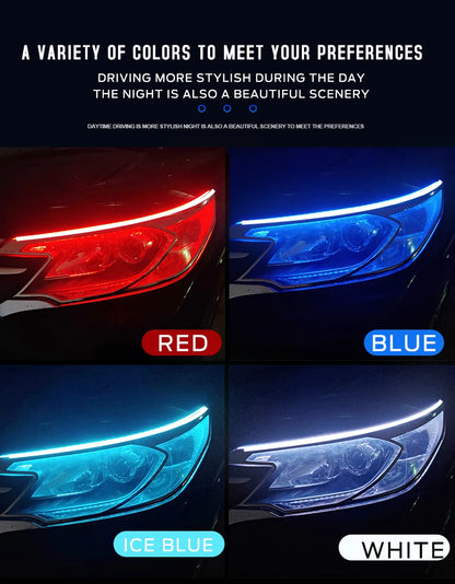 2er-Set LED DRL Tagfahrlicht – Flexibel mit Scan-Effekt