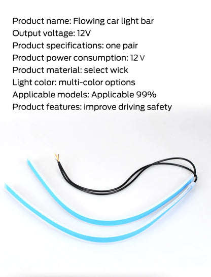 2er-Set LED DRL Tagfahrlicht – Flexibel mit Scan-Effekt