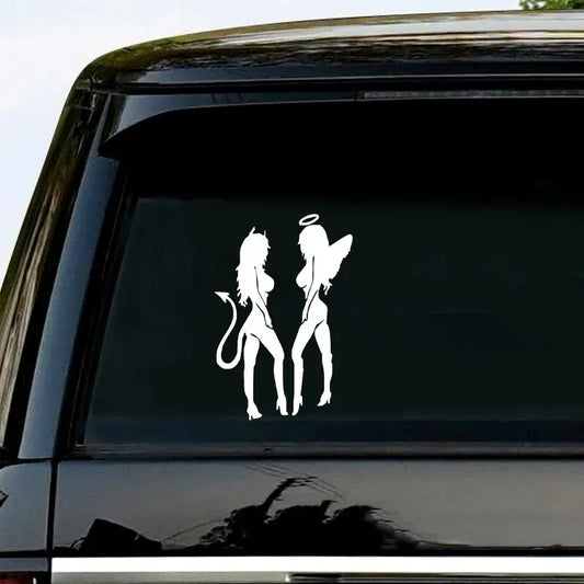 Engel Dämon Aufkleber: Sexiness Auto