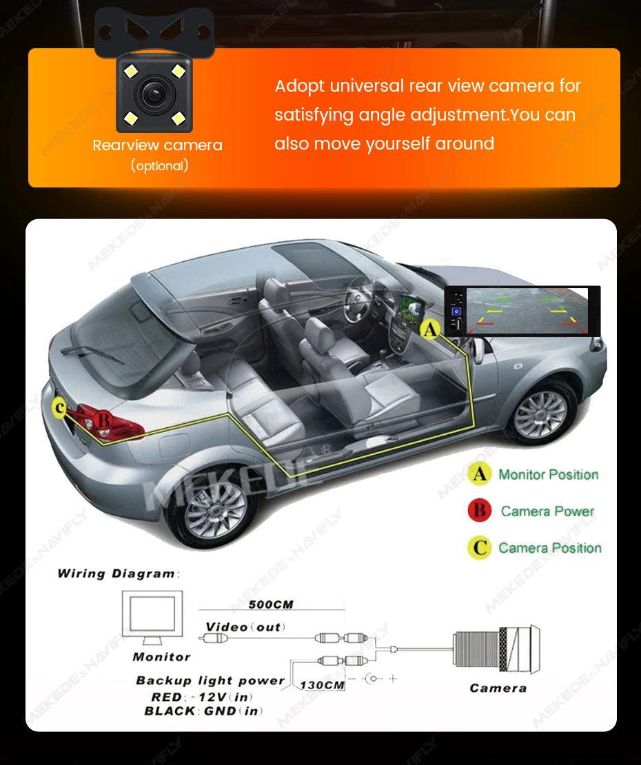 Mekede 6,86 Zoll Autoradio: Carplay & Android