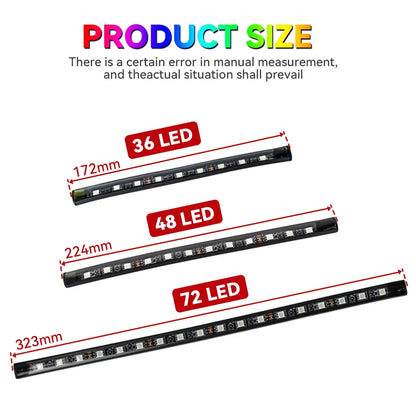 Neon LED Auto Innen-Umgebungslicht – 36/48/72 cm