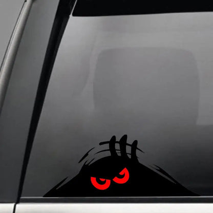 Peeping Tür Aufkleber: Gruselige Deko