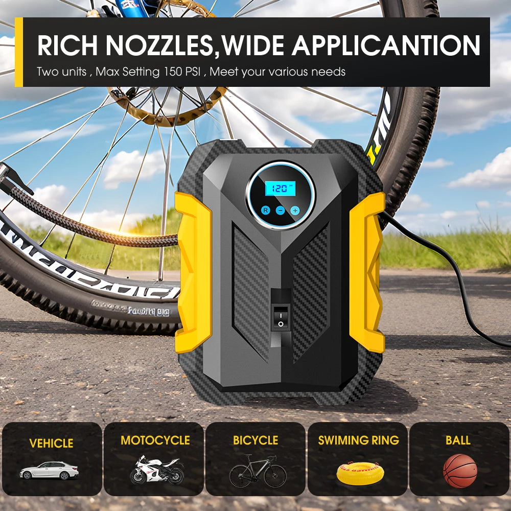 MAX 150 PSI - Tragbarer Hochdruck-Luftkompressor
