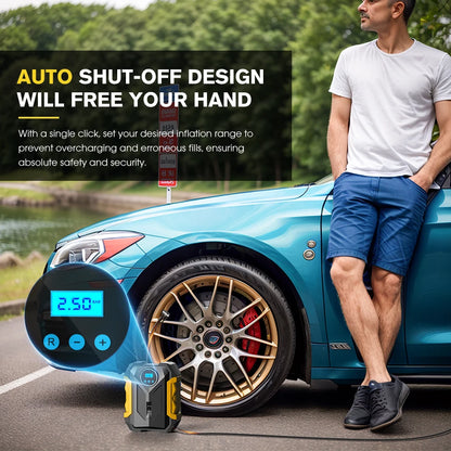 MAX 150 PSI - Tragbarer Hochdruck-Luftkompressor